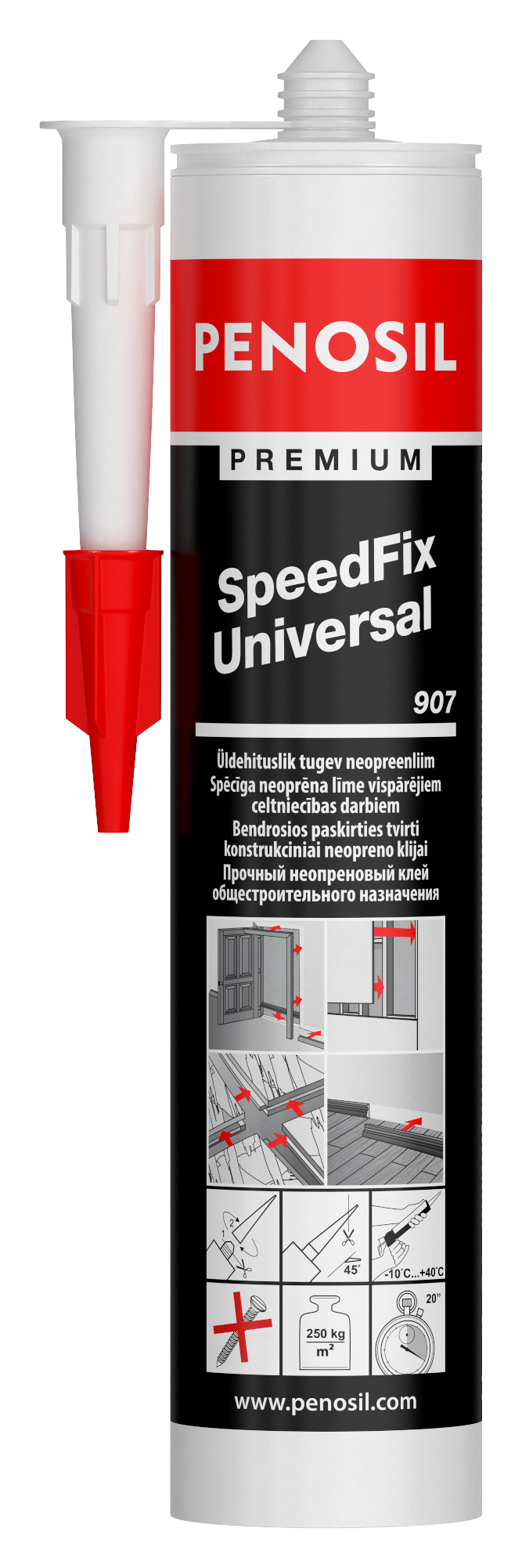Adeziv pentru plinta Premium SpeedFix Universal 907 Penosil
