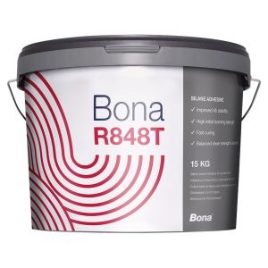 Adeziv silanic elastic pentru parchet Bona R848T, găleată 15 kg