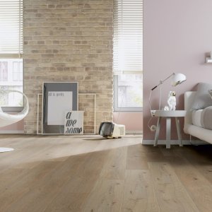 Alternative view of Oak sand brown plank