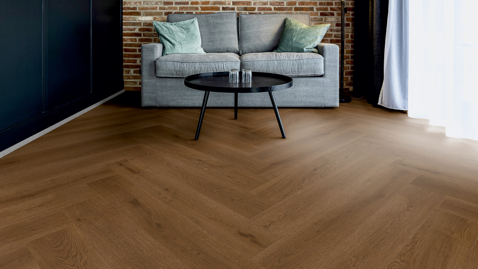 Oak Baltrum herringbone - imagine 2