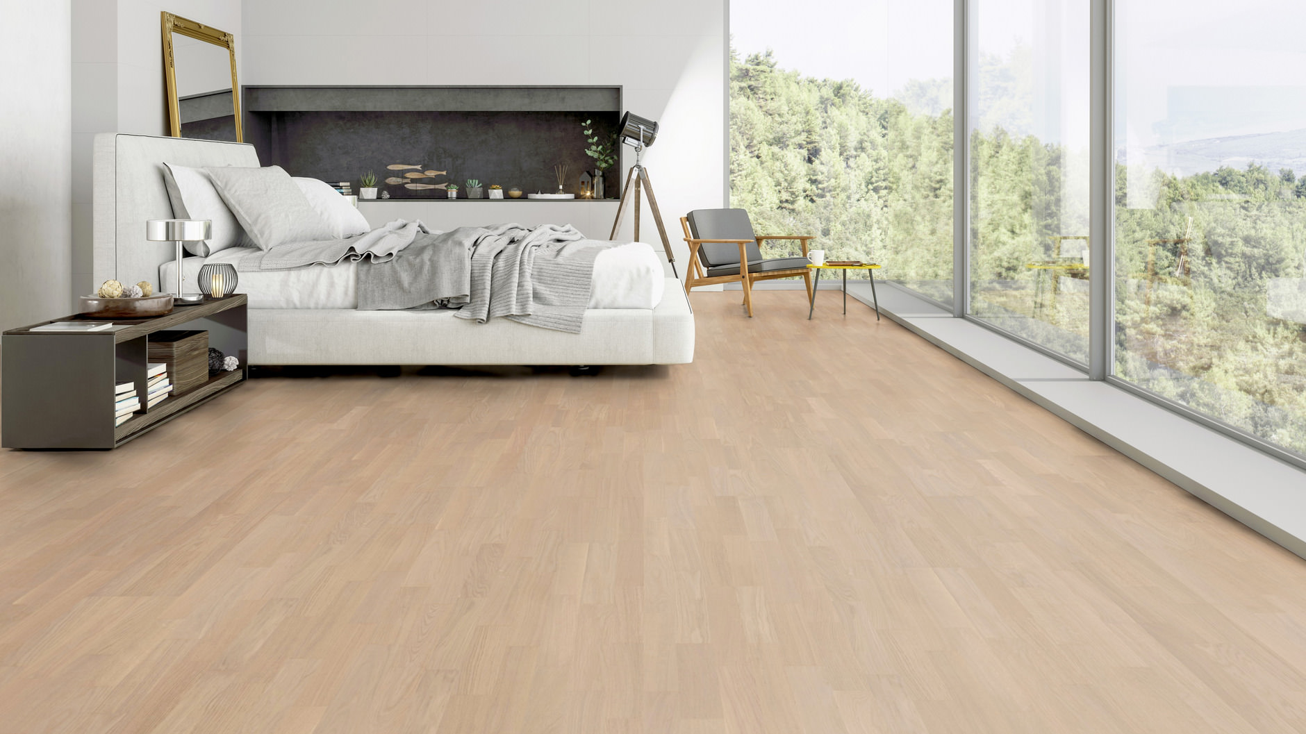 Oak Beverly Crest 3-strip - imagine 3