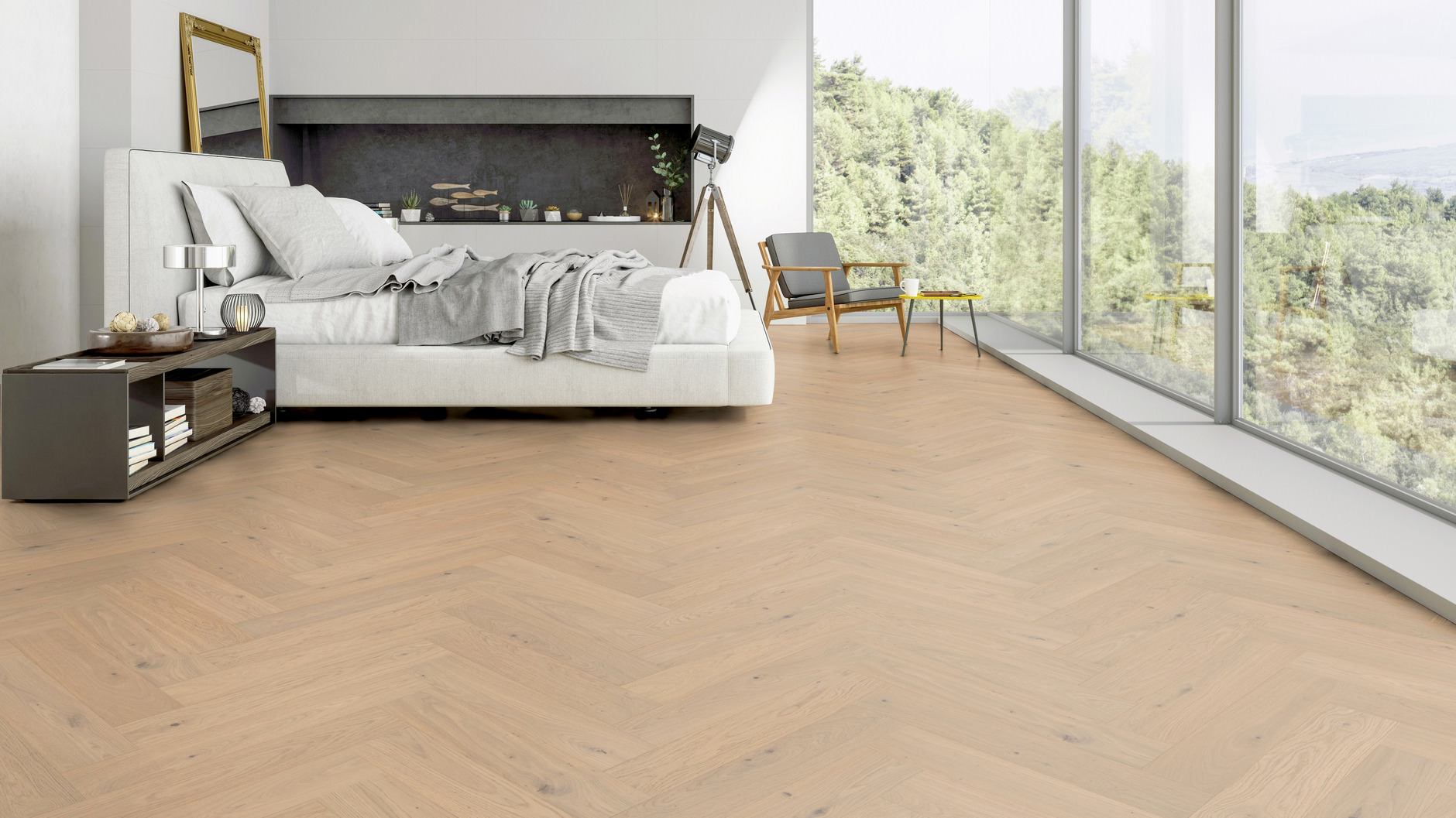 Oak Bosa herringbone - imagine 3