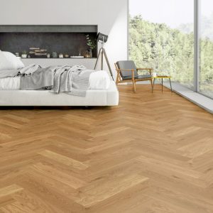 Alternative view of Oak Zurenborg herringbone