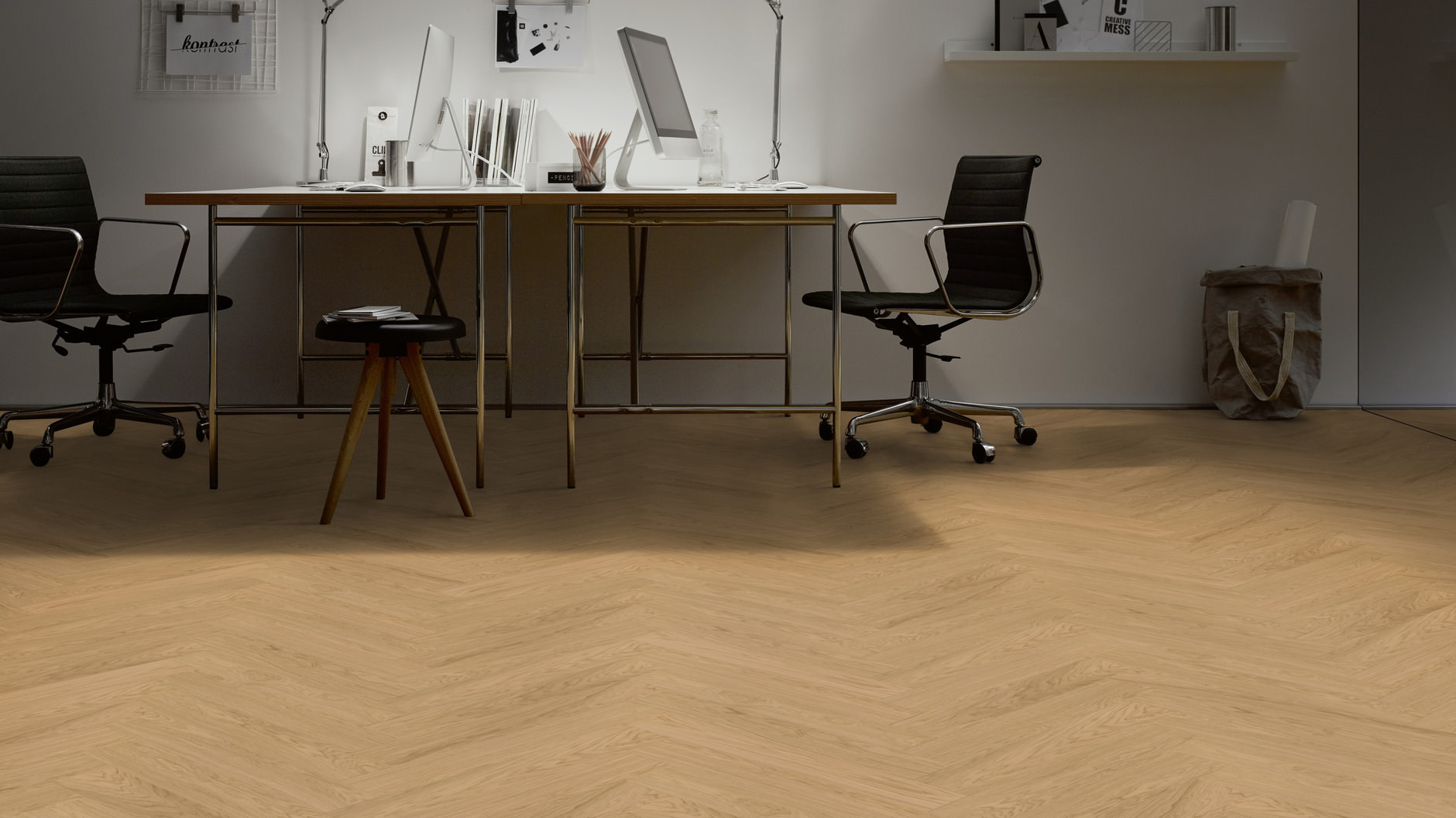 Oak Gran Sasso herringbone - imagine 2