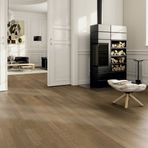 Oak design terra brown 3-strip