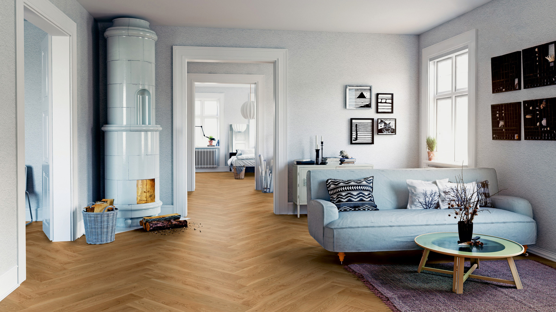 Oak Juist herringbone - imagine 3