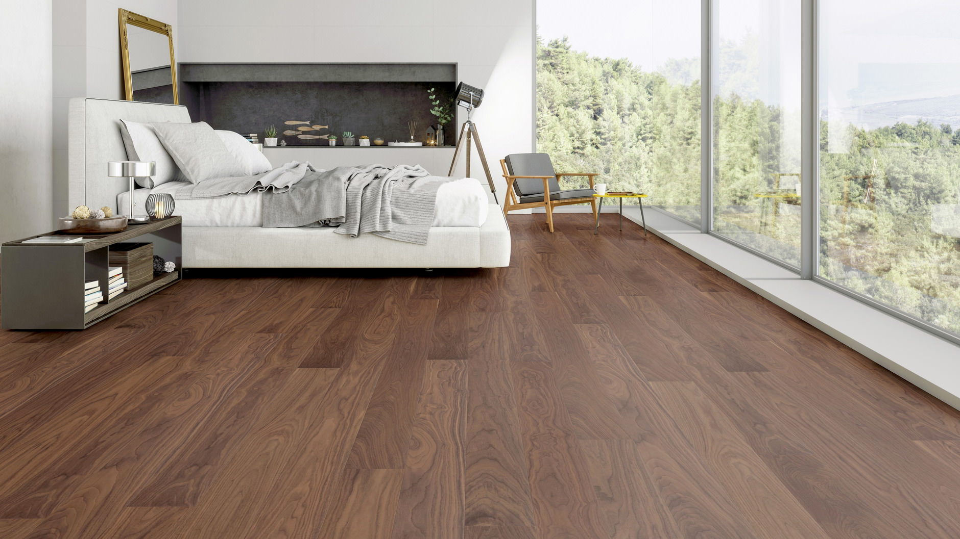 Walnut Aarhus plank - imagine 3